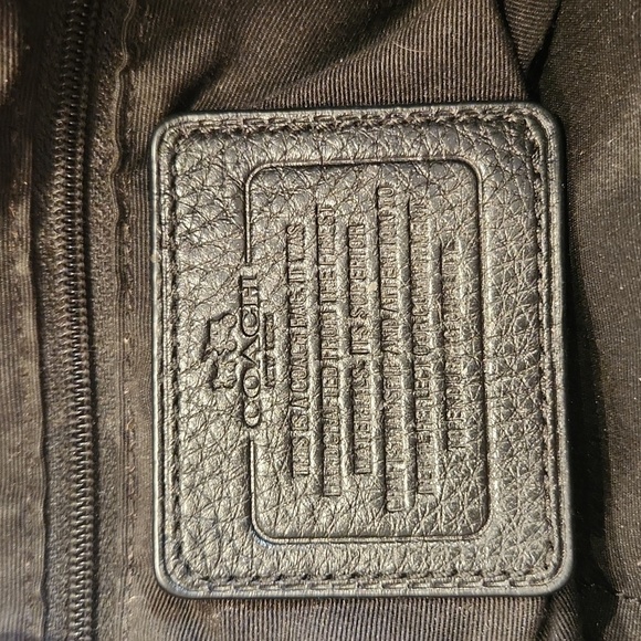 Coach Small Kelsey Tote Black Pebbled Leather - Picture 11 of 16